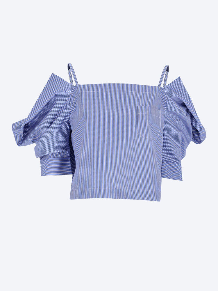 Cotton poplin sweater 1