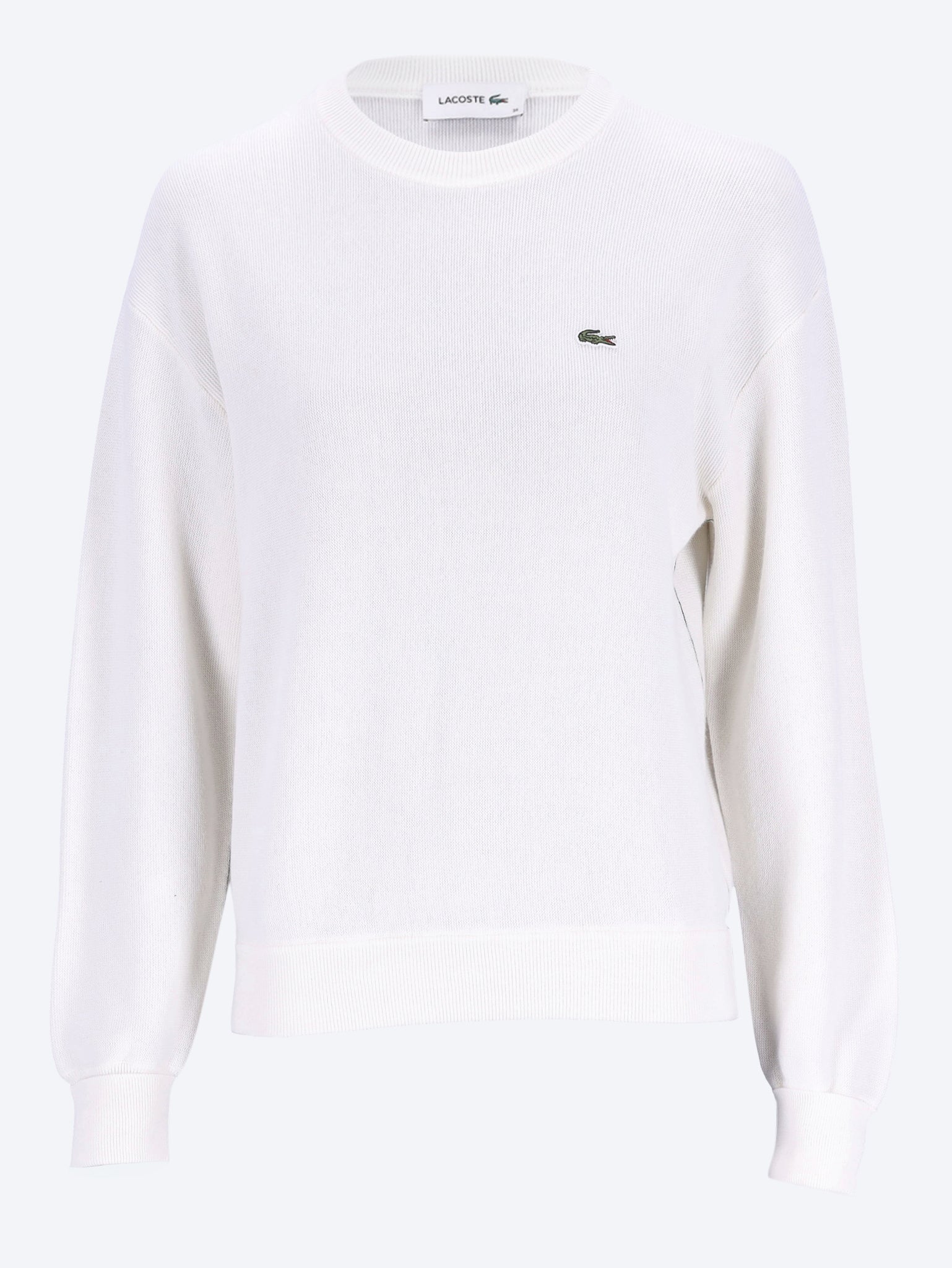 Cotton relaxed crewneck sweater 1