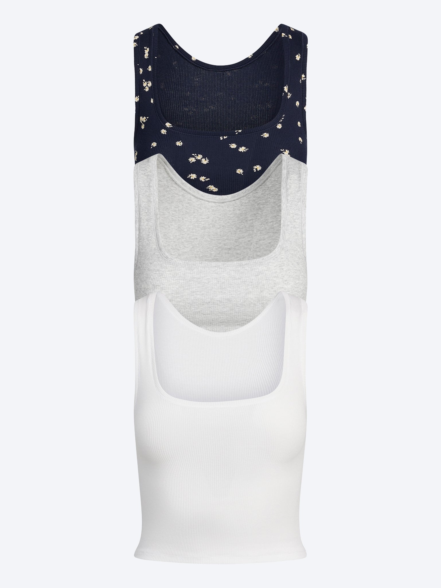Cotton rib tank 3-pack 1