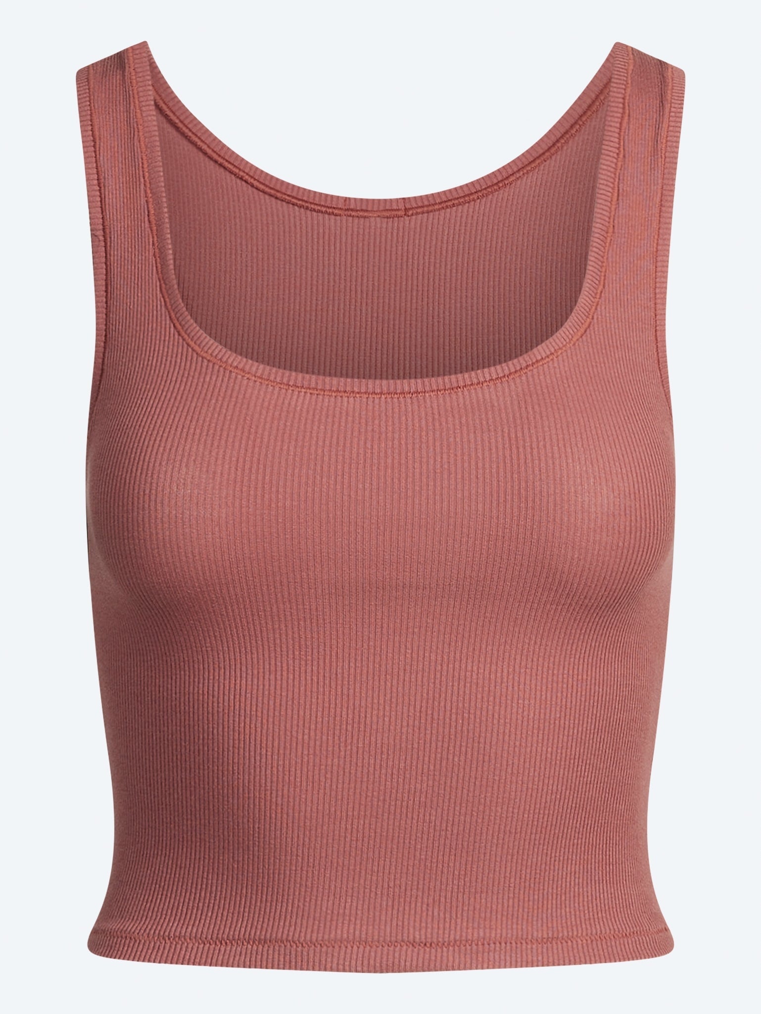 Cotton rib tank top 1