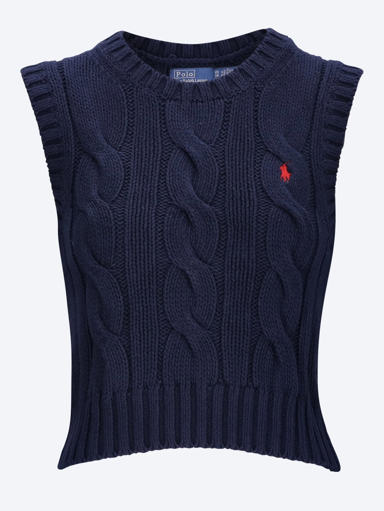 Cotton sleeveless sweater 1