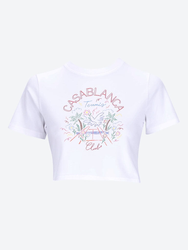 Crayon tennis club baby t-shirt 1