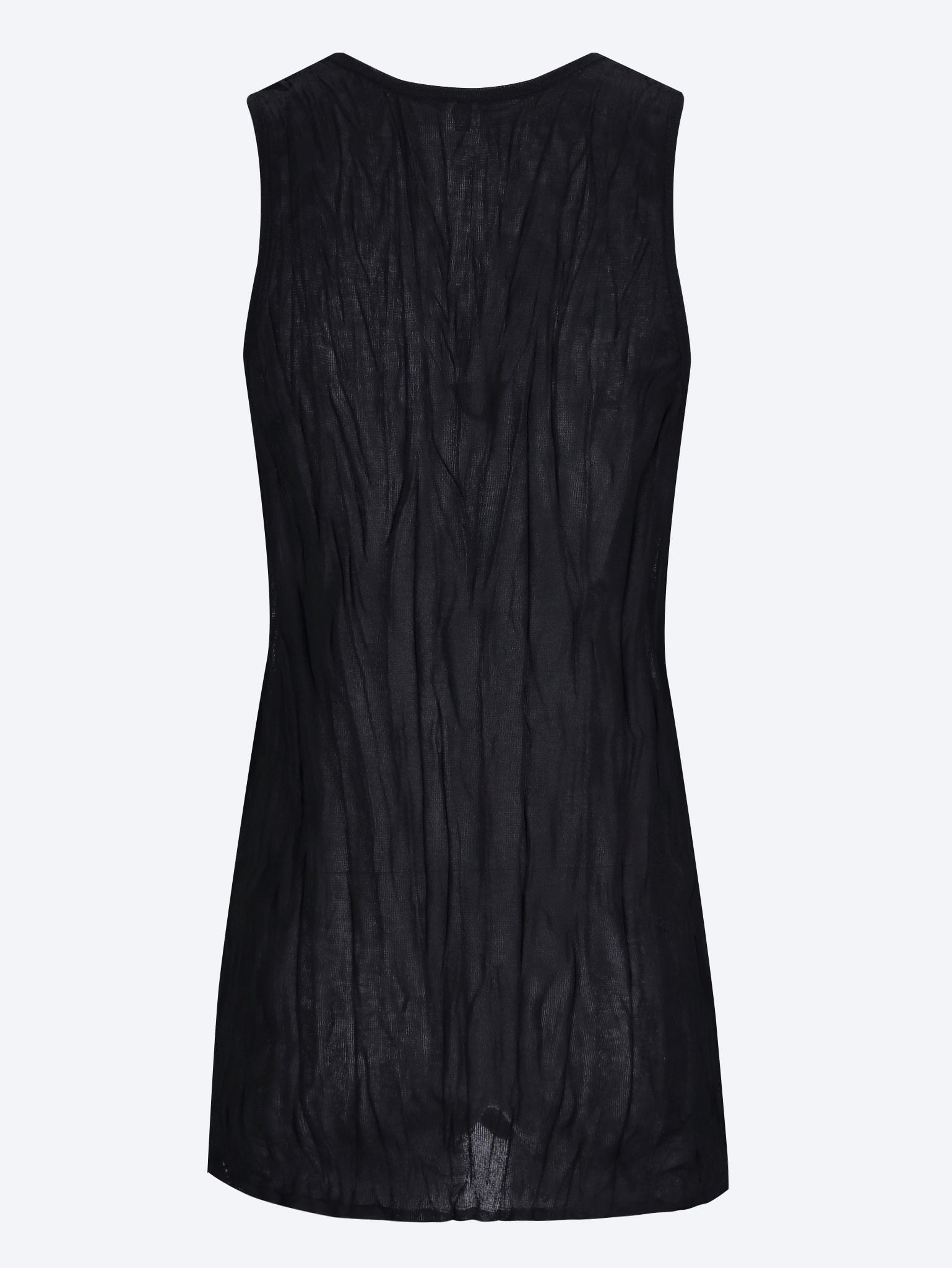 Crinkled knit tank top 3