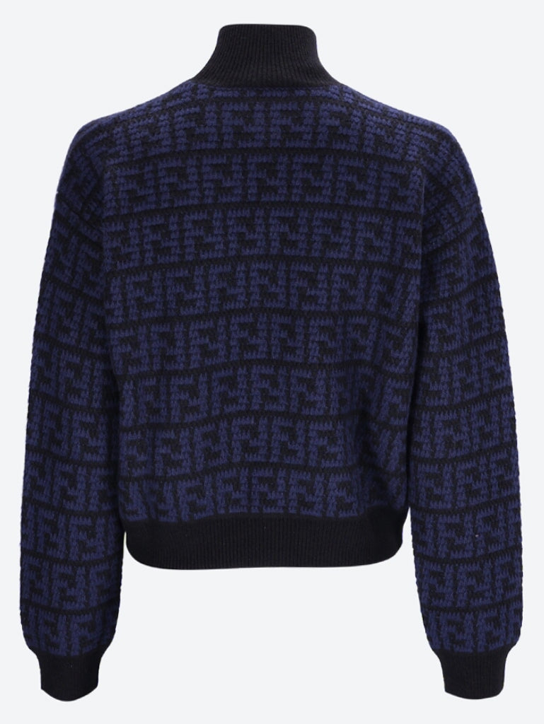 Crochet ff cash turtleneck sweater 3