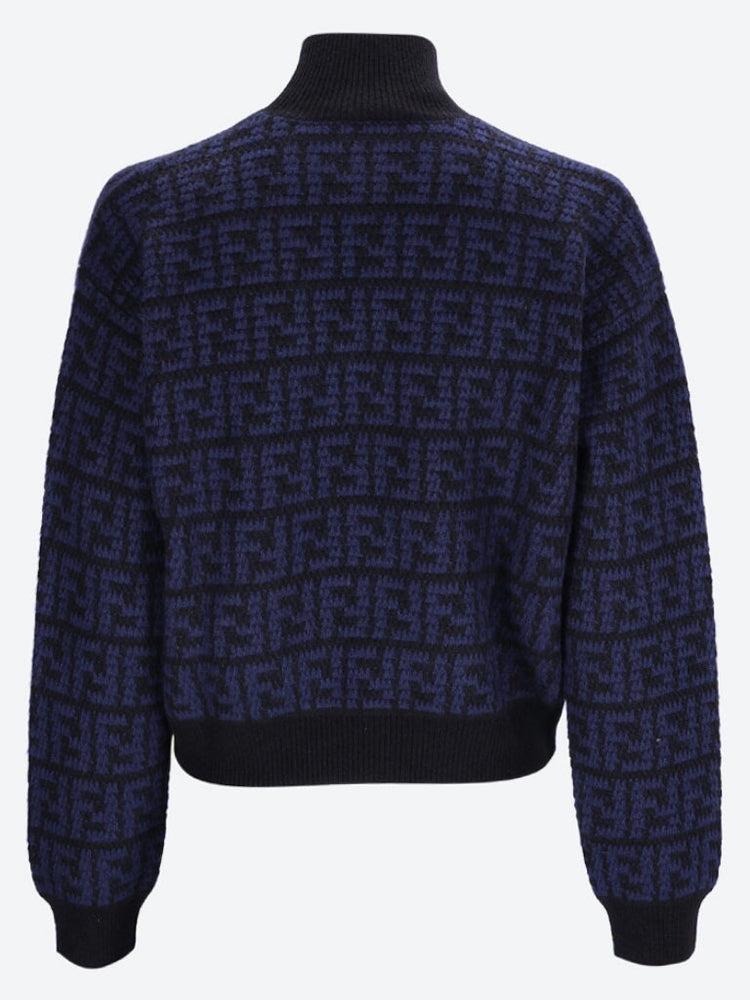 Crochet ff cash turtleneck sweater 3