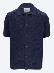 Crochet knit button shirt ref: