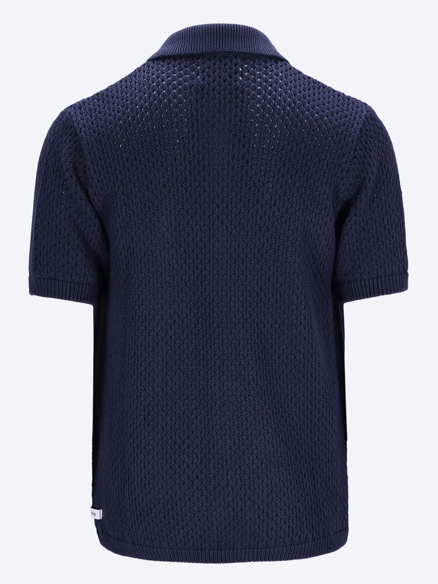 Crochet knit button shirt 2