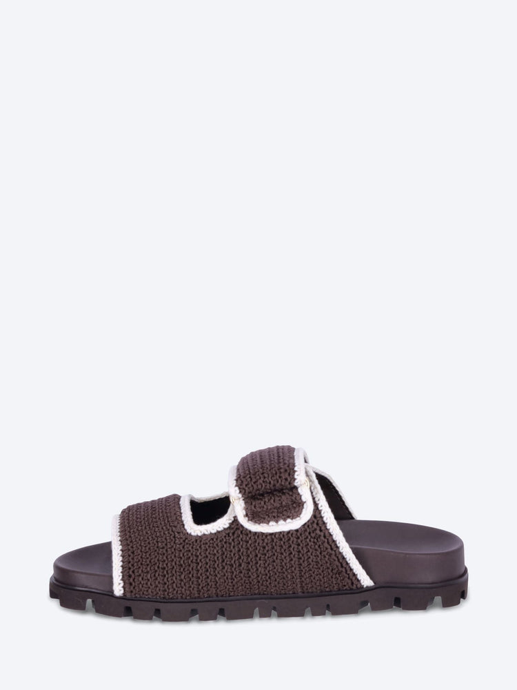 Crochet knit slides 4