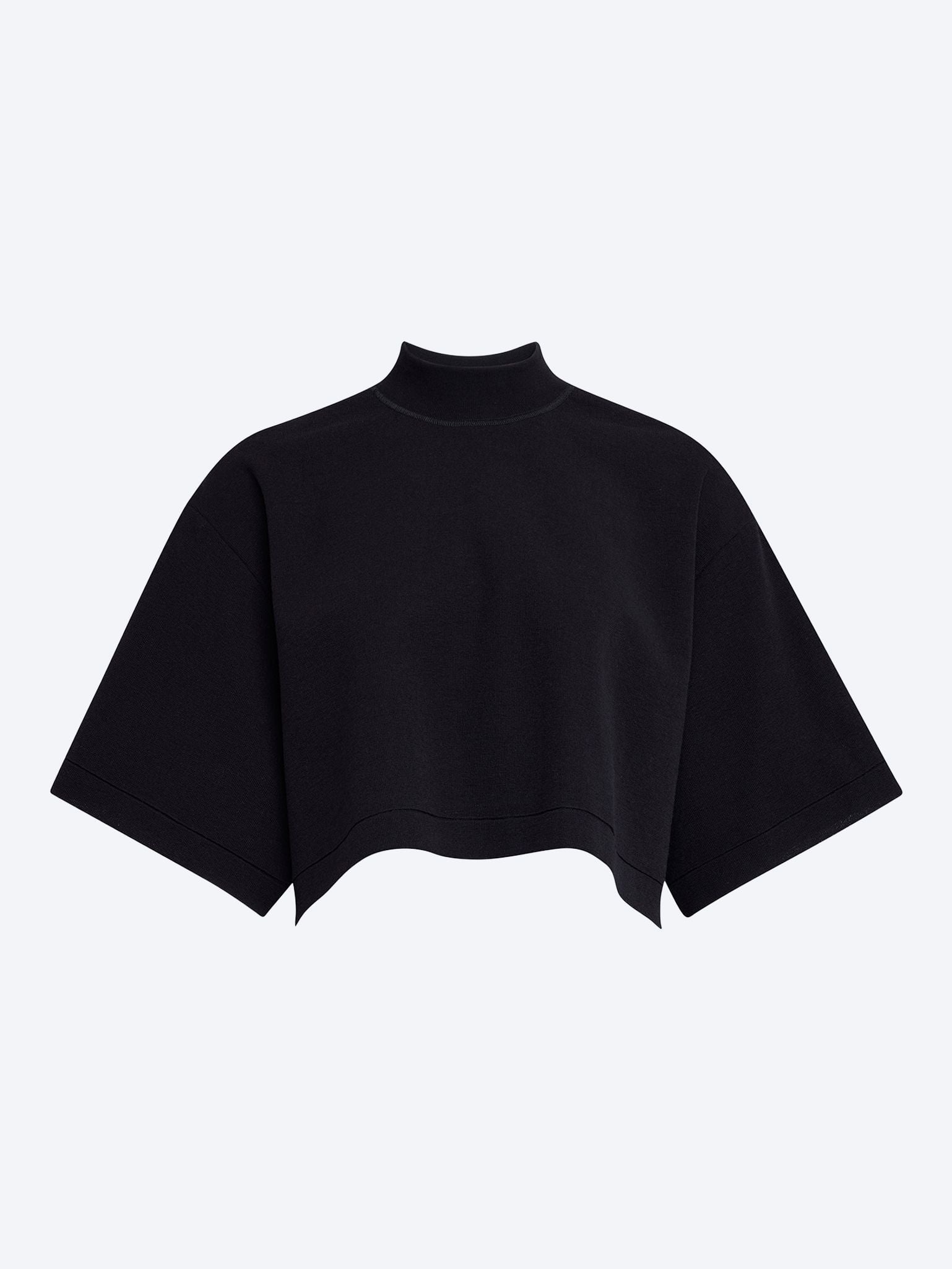 Knitted cropped t-shirt 2
