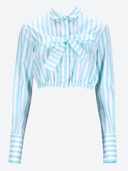Cropped bow shirt ref: