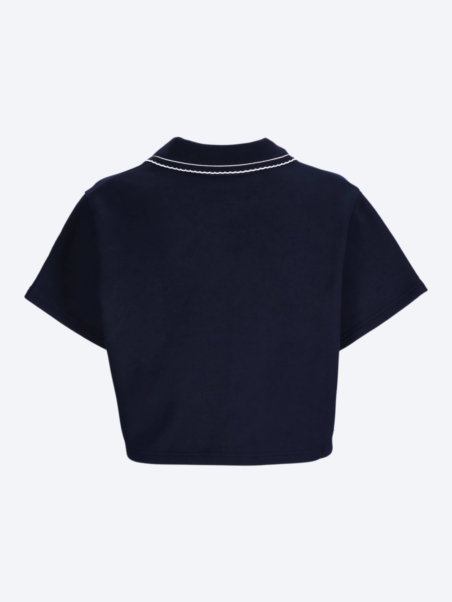 Cropped cotton fleece sweatshirt 2