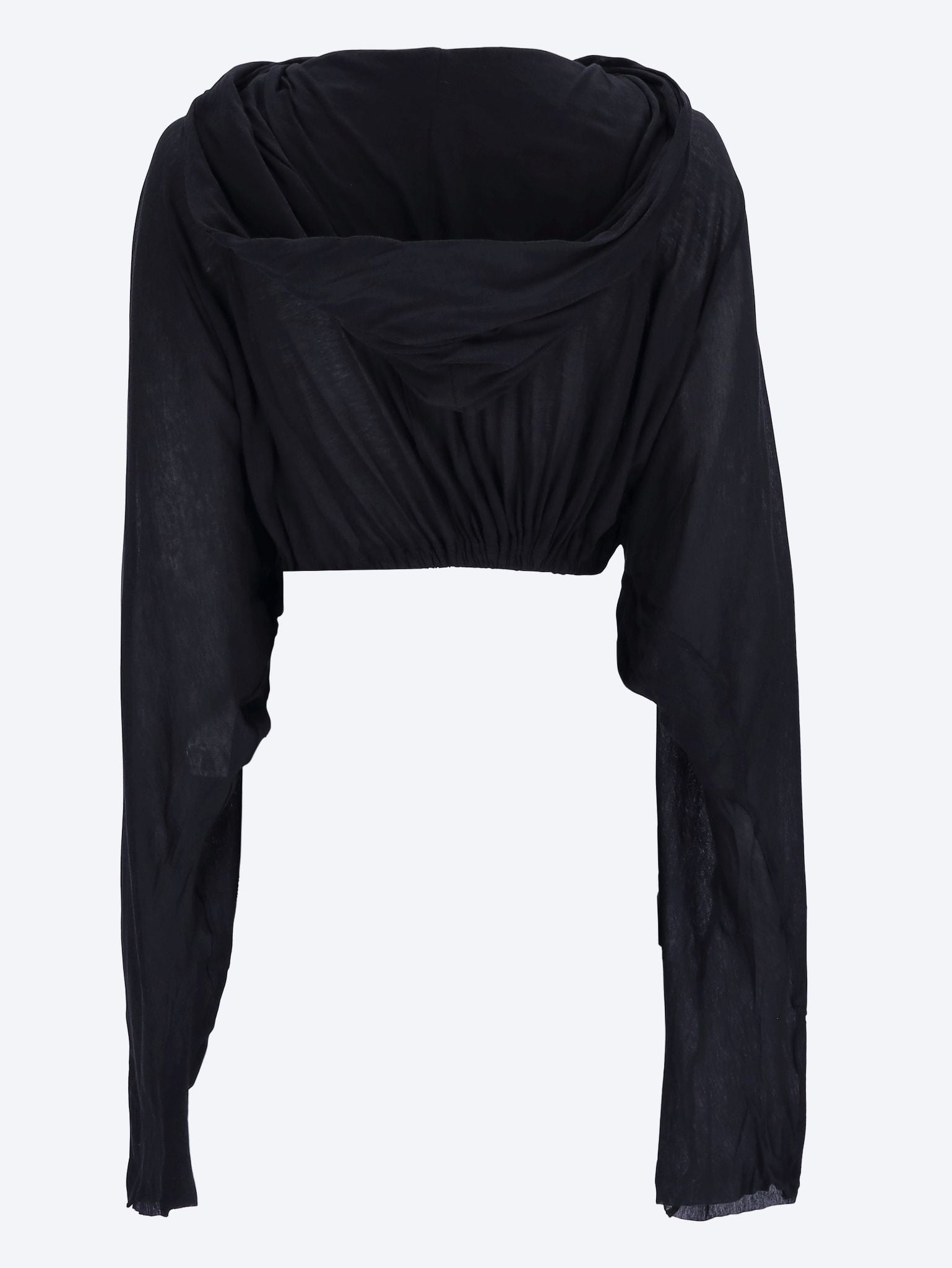 Cropped hooded tunic t-shirt 3