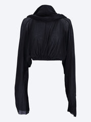 Cropped hooded tunic t-shirt ref: