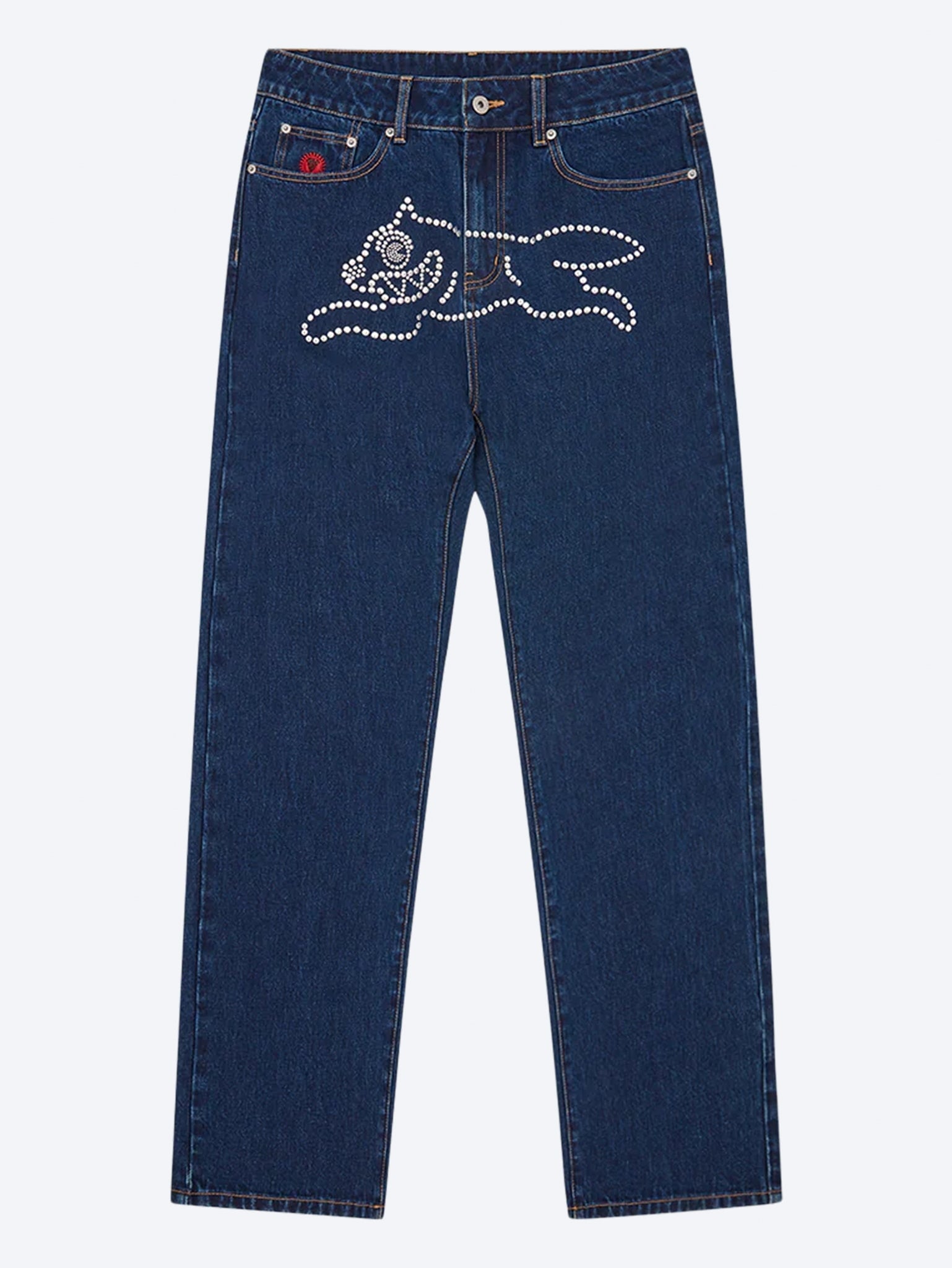 Crystal running dog jeans 1