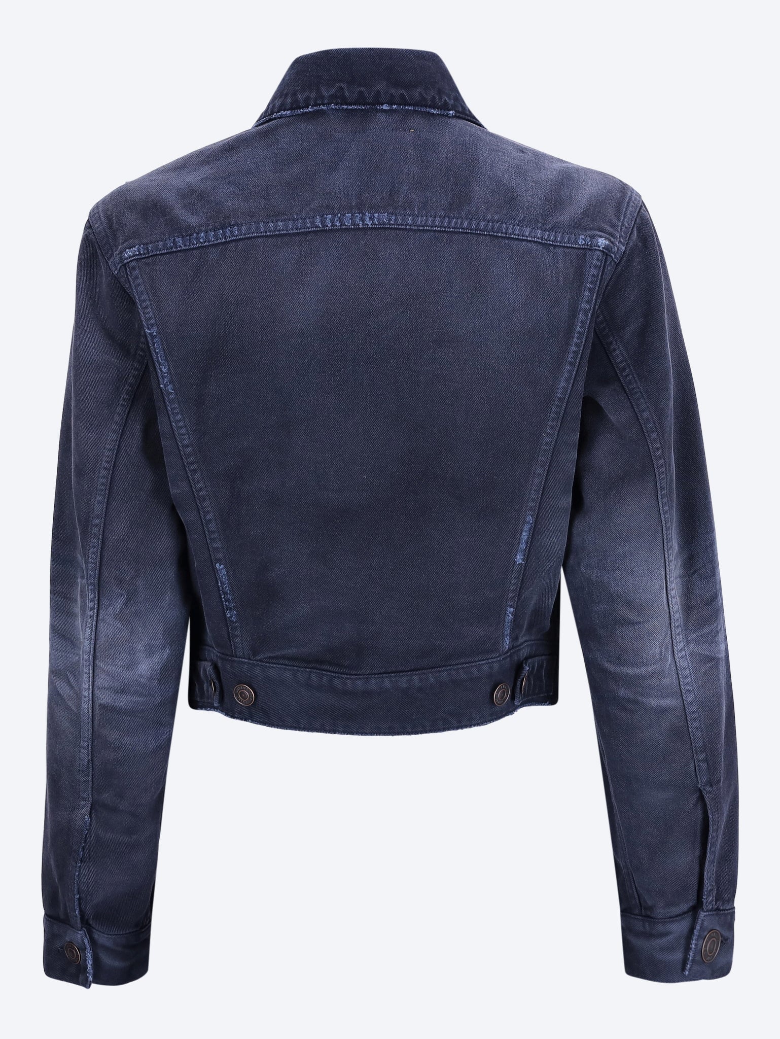 Jeansjacke mit geschwungenem Bund 3