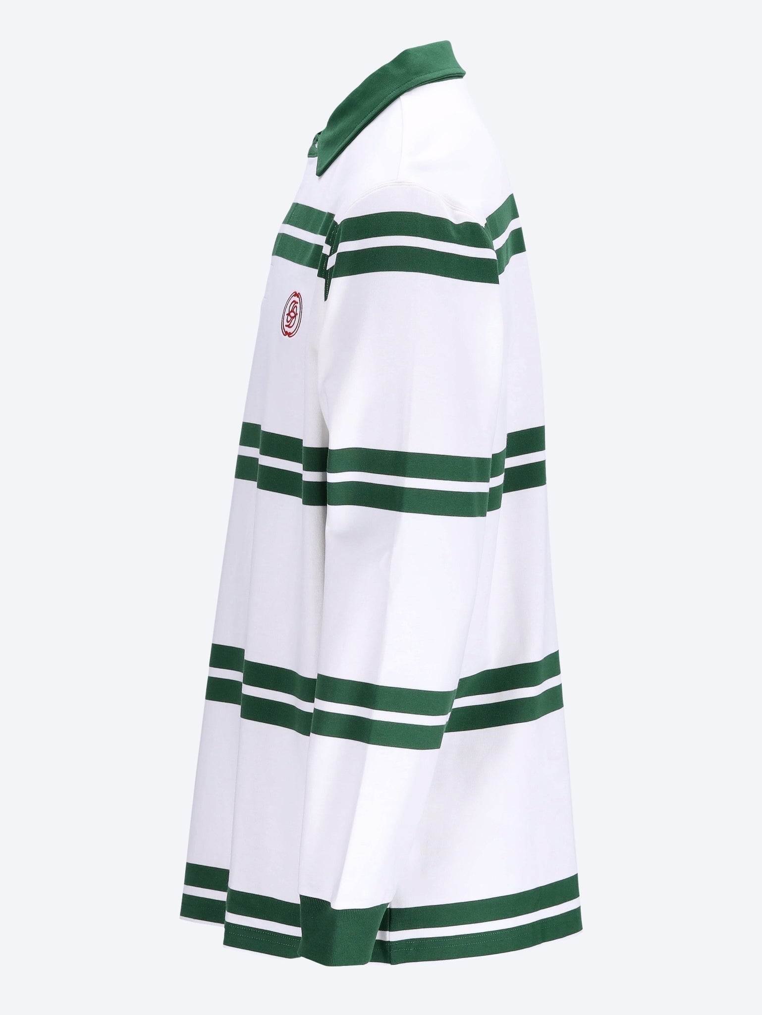 Gestreiftes Poloshirt mit D-Ornament 2