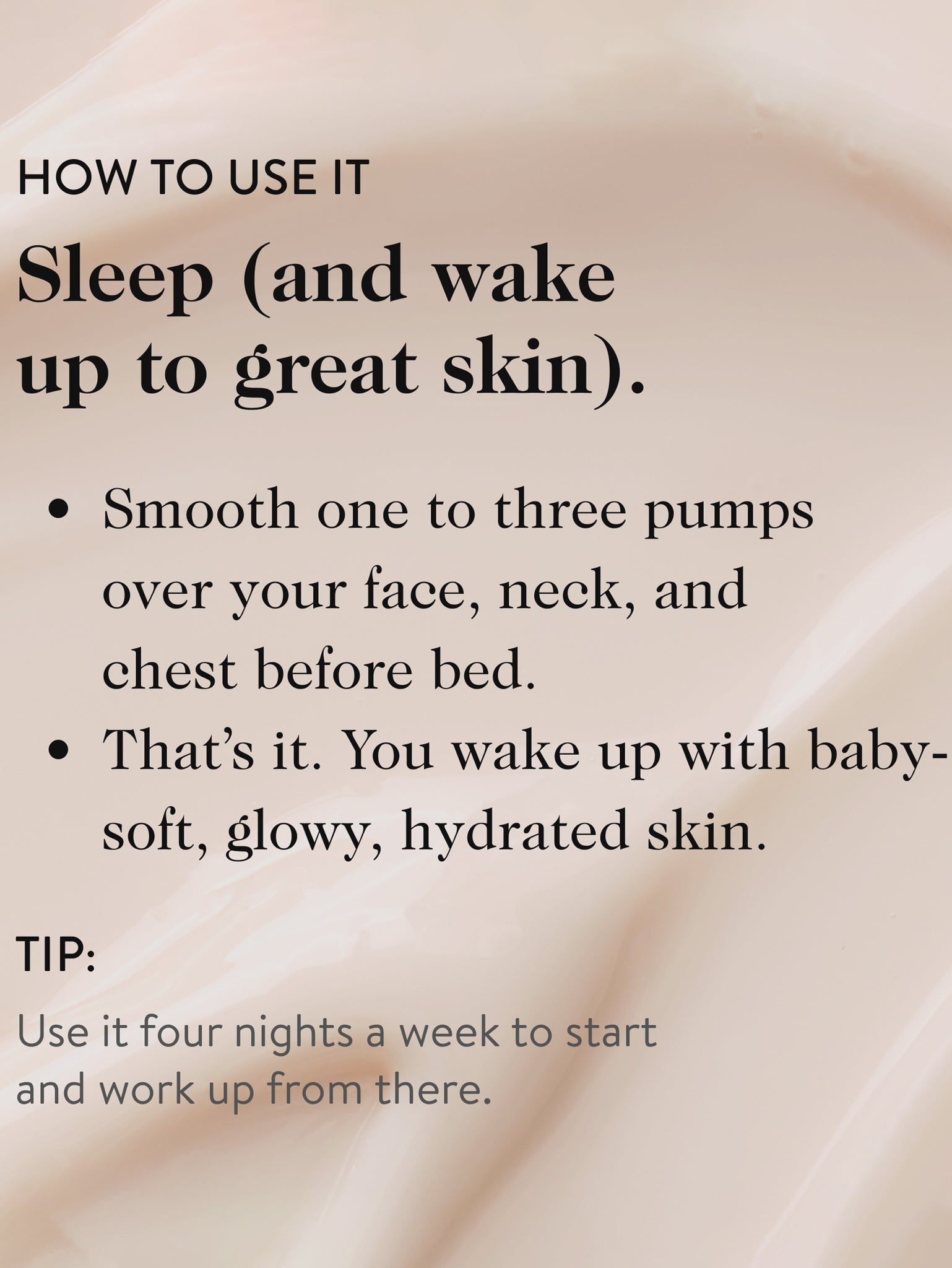 Dark spot exfoliating sleep milk 10