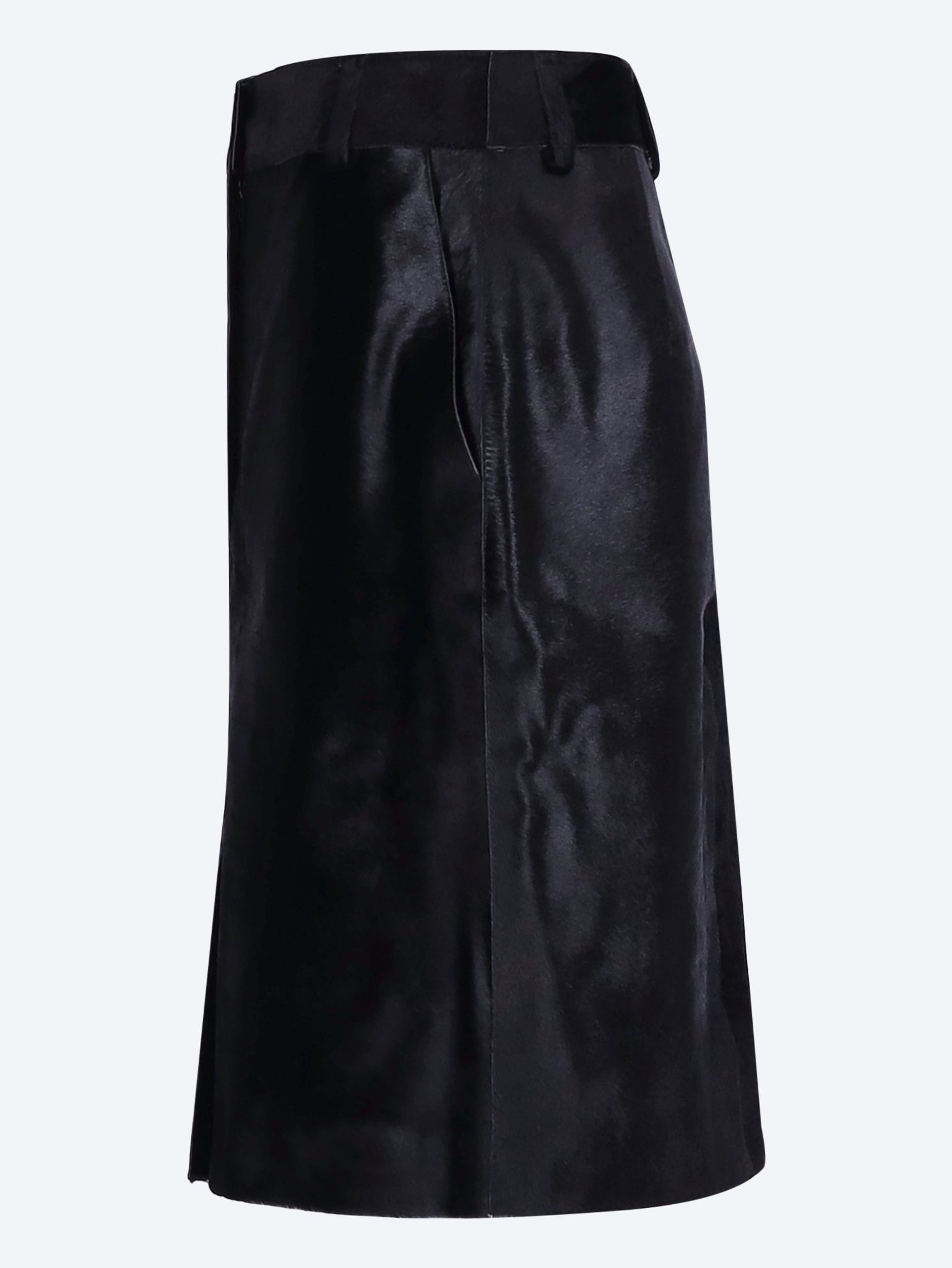 Debi leather midi skirt 2
