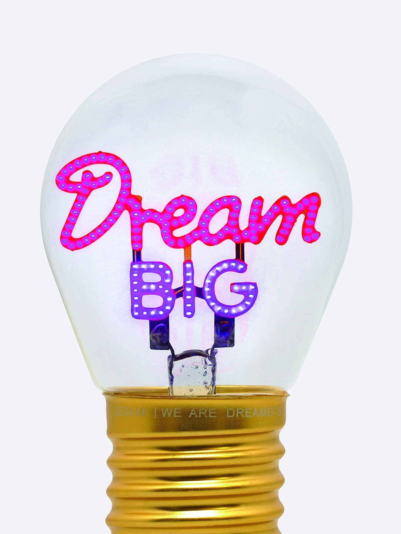Lampe de table décorative en forme d'ampoule - dream big - bulb fiction 2