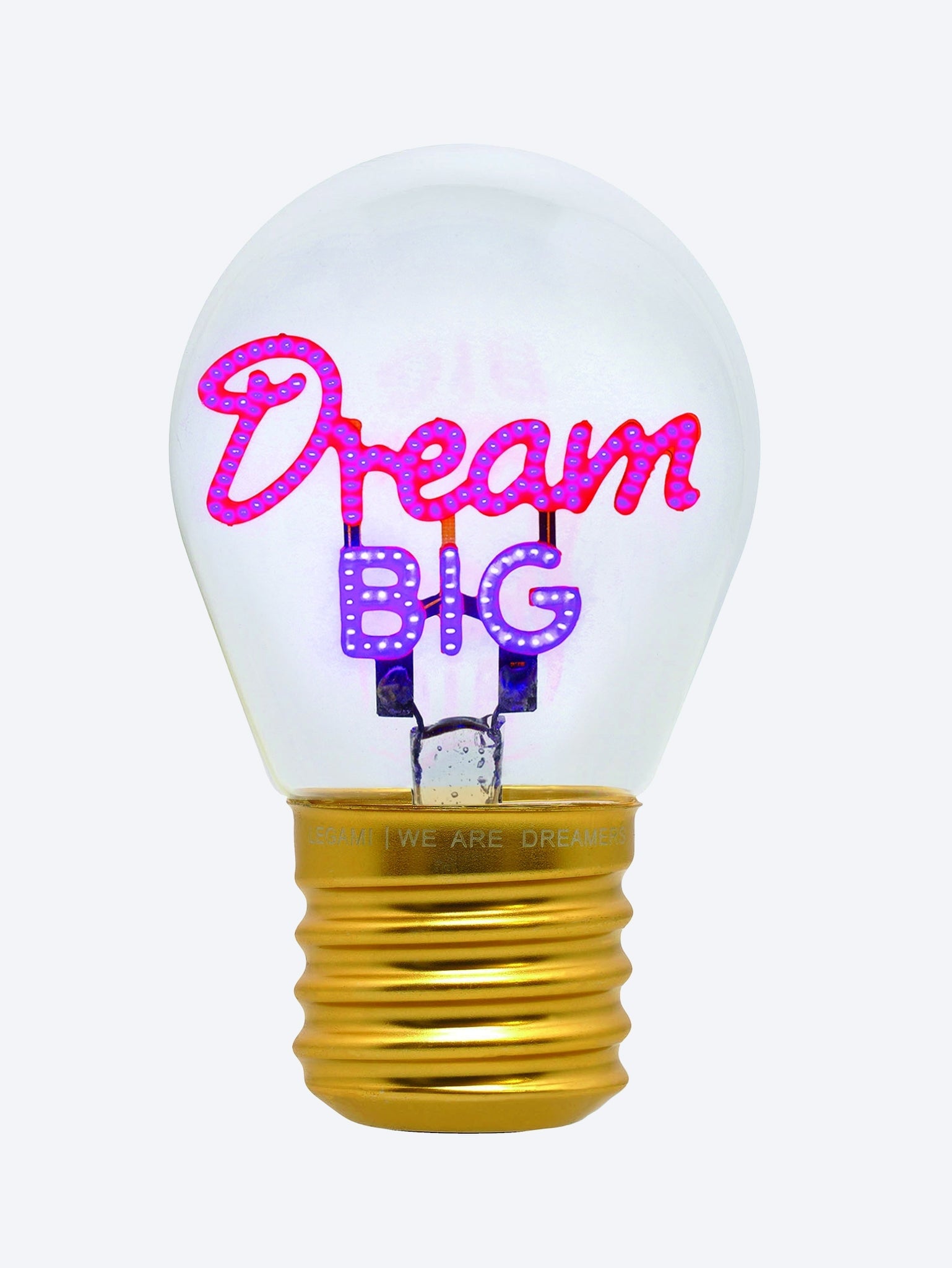 Lampe de table décorative en forme d'ampoule - dream big - bulb fiction 1