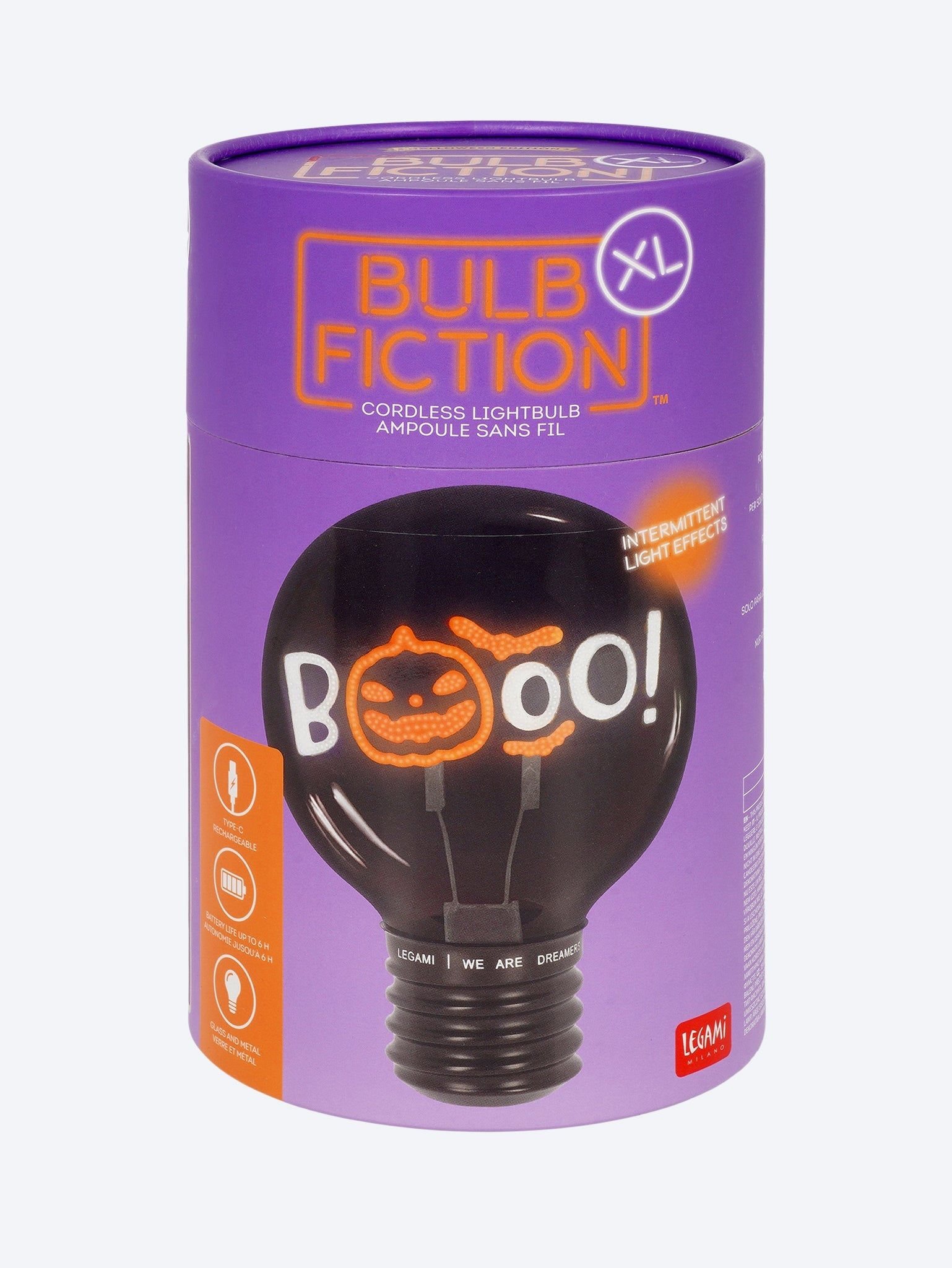Dekorative Tischlampe in Form einer Glühbirne – Pumpkin Booo – Bulb Fiction XL 3