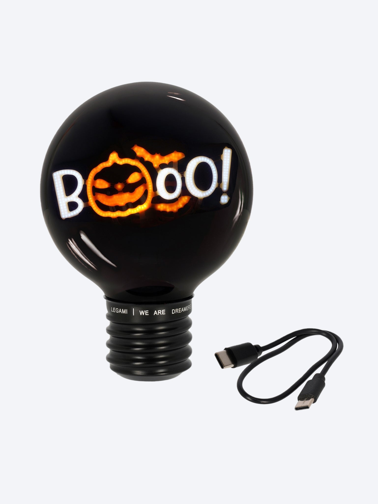Dekorative Tischlampe in Form einer Glühbirne – Pumpkin Booo – Bulb Fiction XL 2