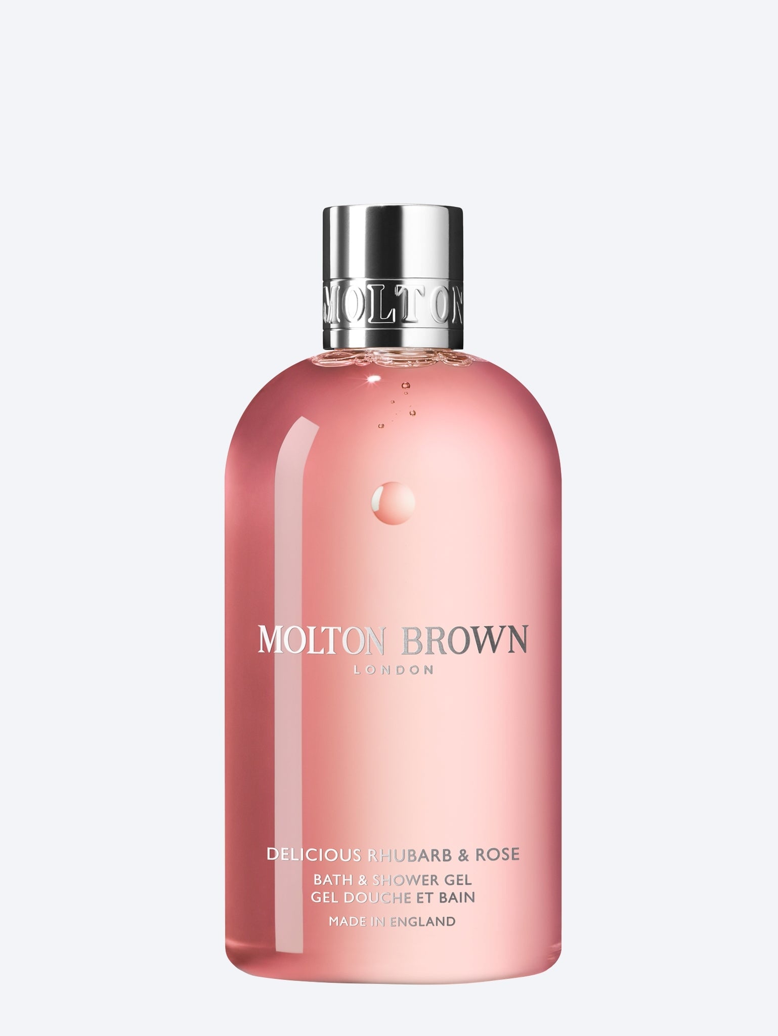 Delicious rhubarb & rose bath & shower gel 300ml 1