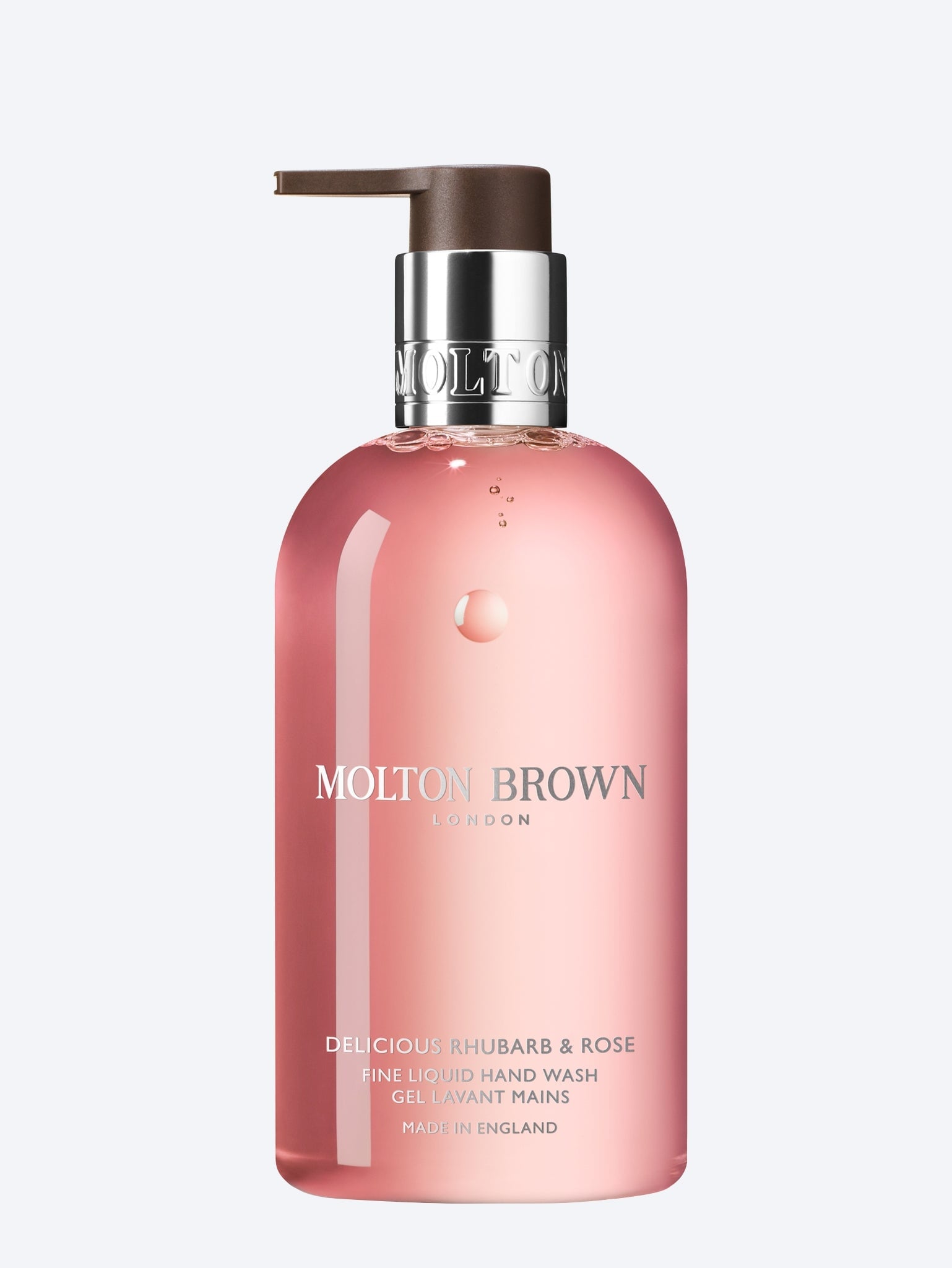 Delicious rhubarb & rose fine liquid hand wash 300ml 1