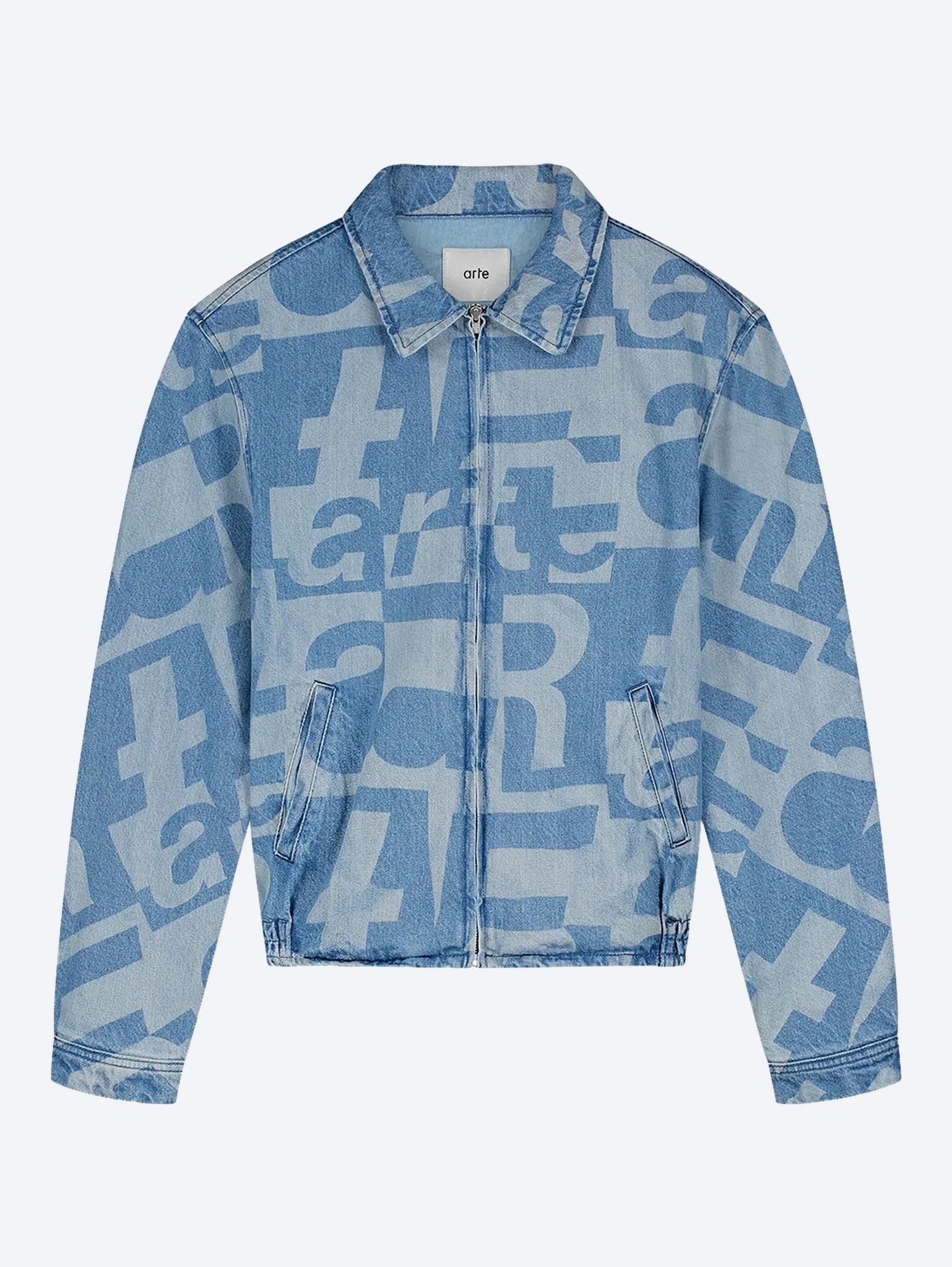 Denim-Allover-Jacke 1