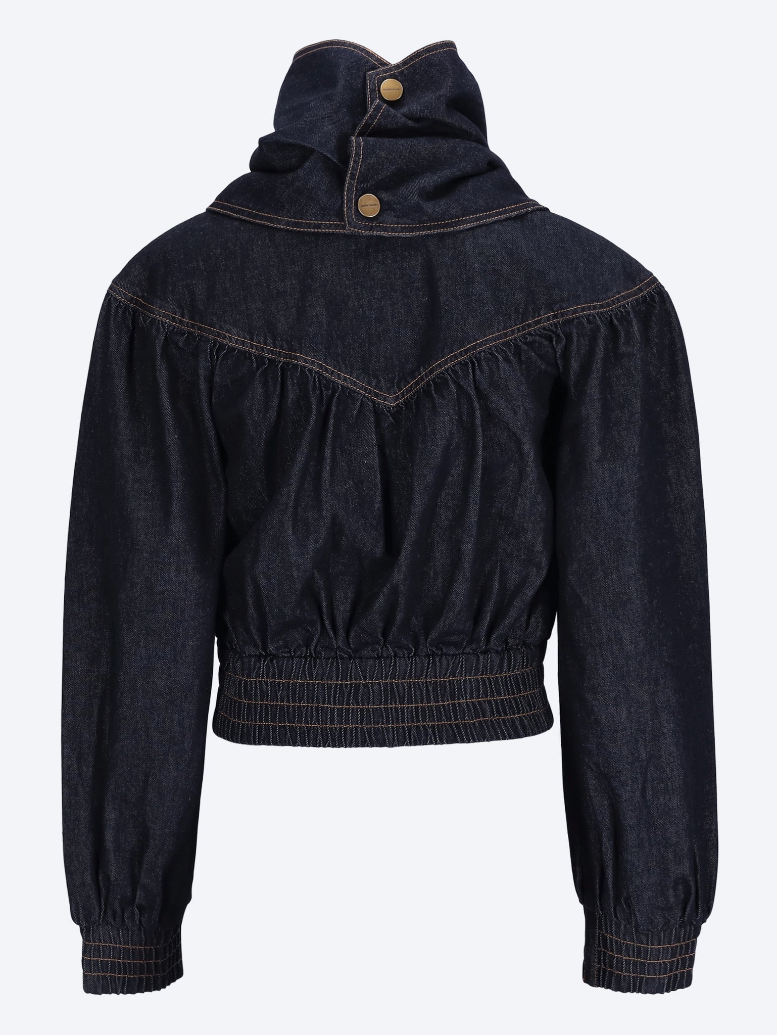 Denim handkerchief bomber jacket 4