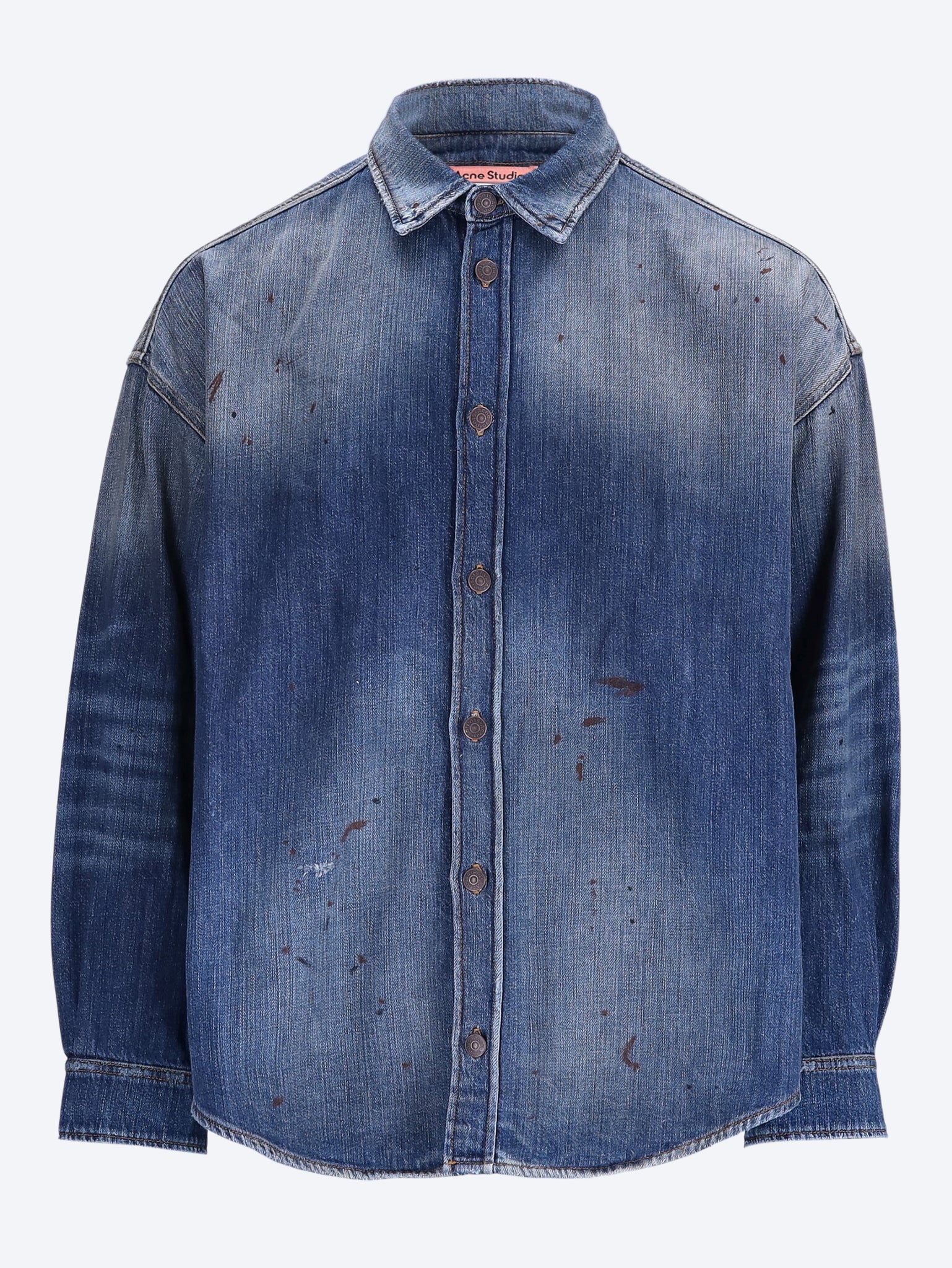 Denim long sleeve shirt 1