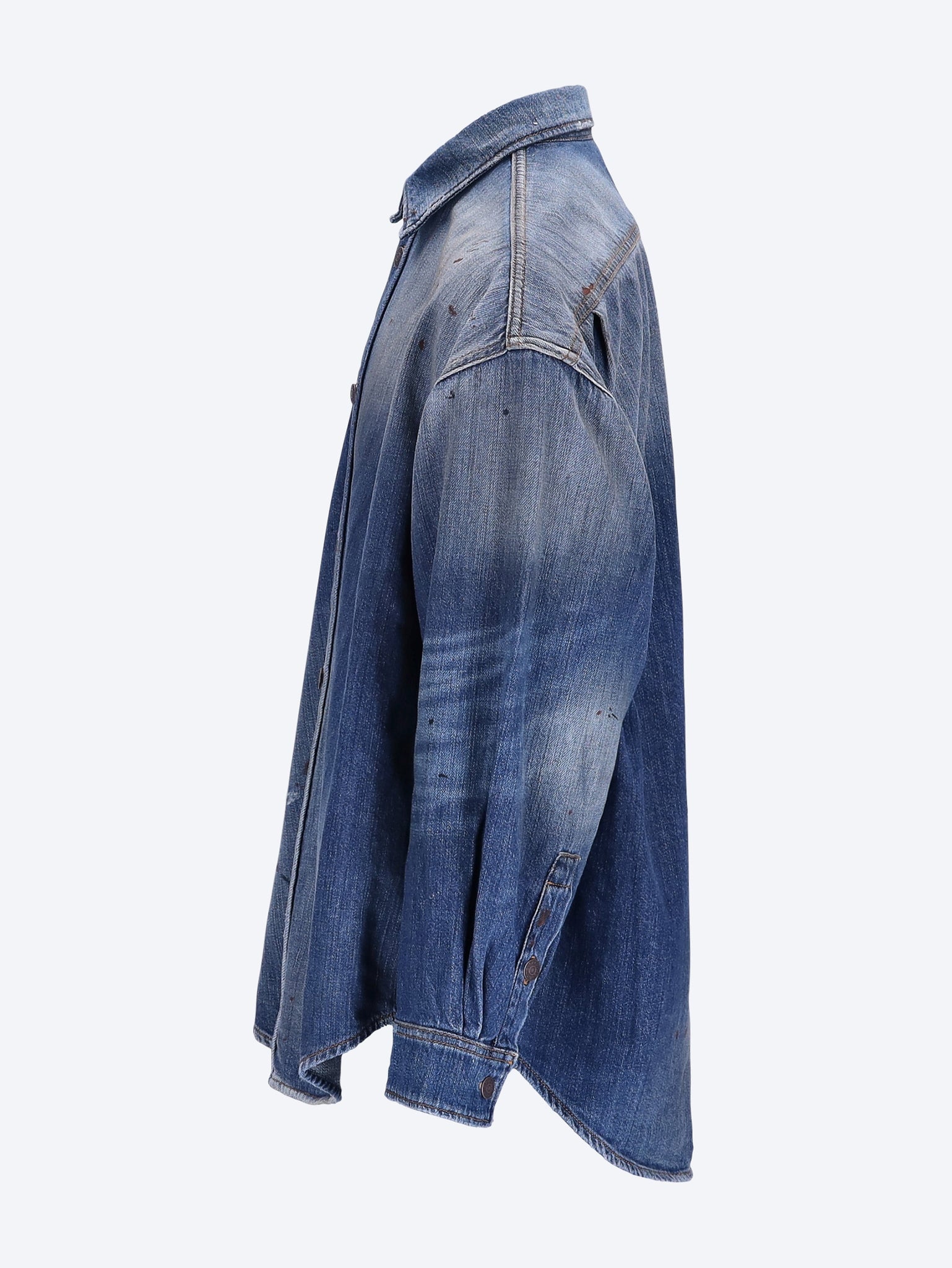 Denim long sleeve shirt 2