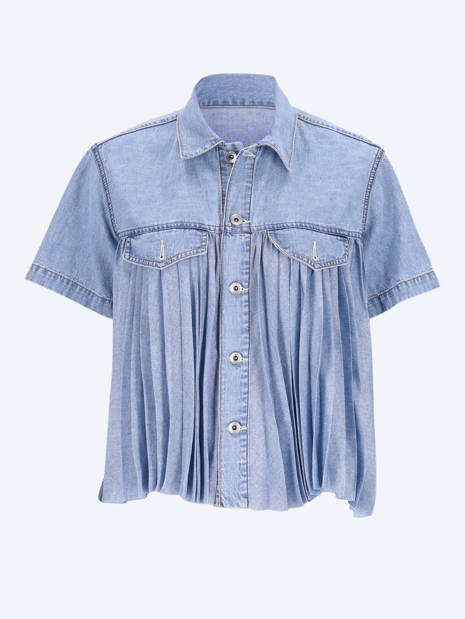 SACAI WOMEN-CLOTHING SHIRTS Denim shirt