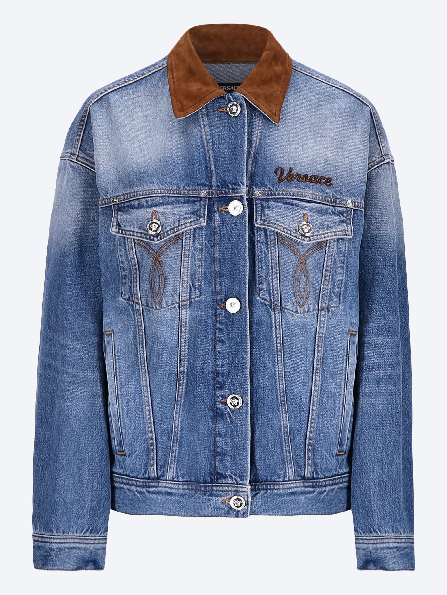 Denim stone wash jacket 1