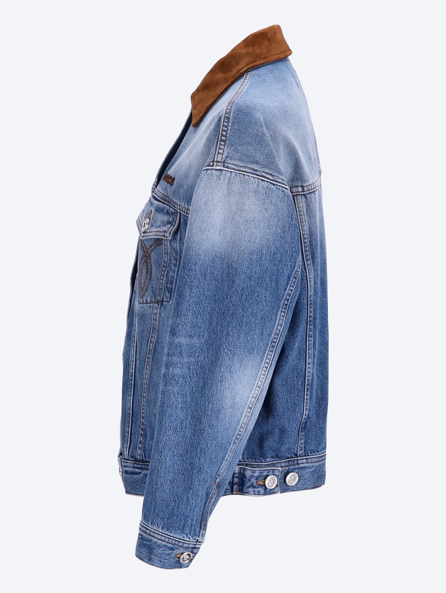 Denim stone wash jacket 2
