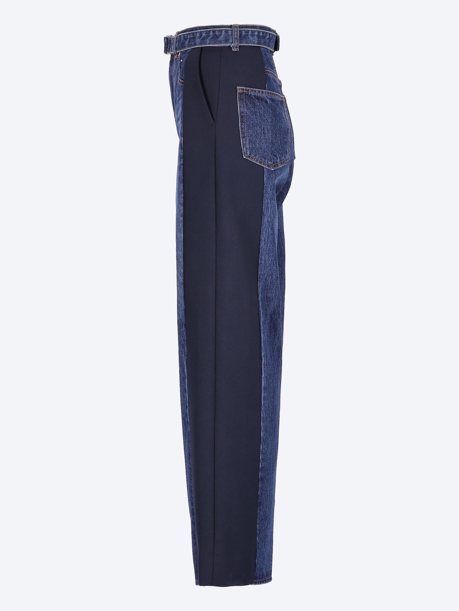 Denim x suiting pants 2