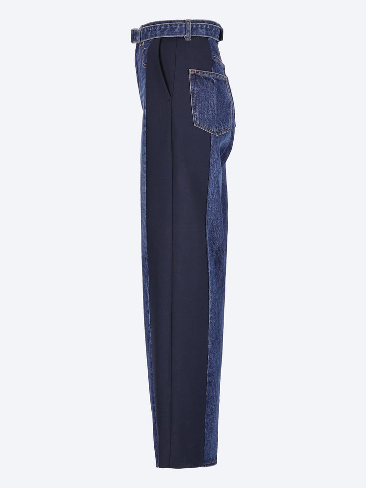 Denim x suiting pants 2