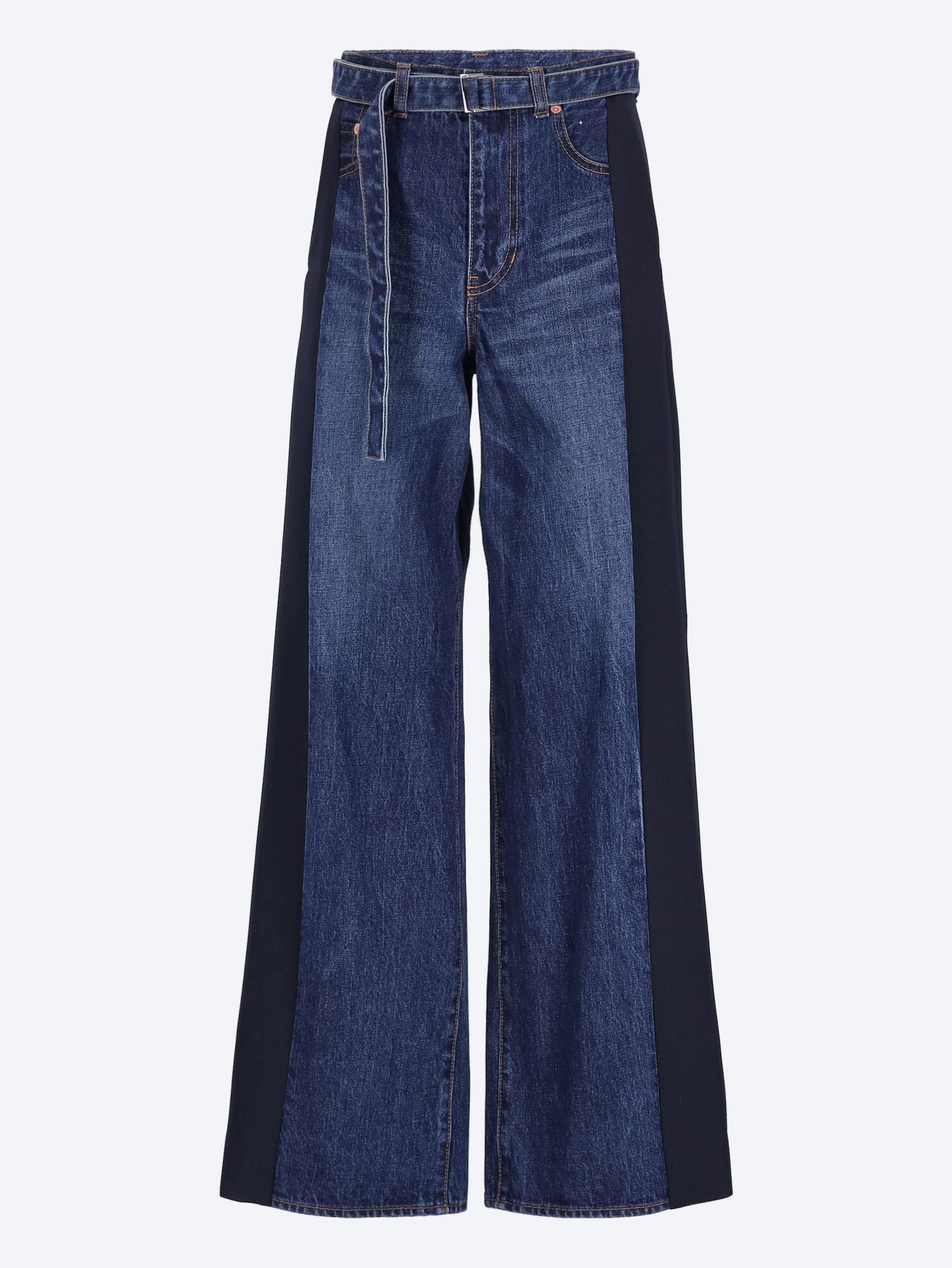 Denim x suiting pants 1