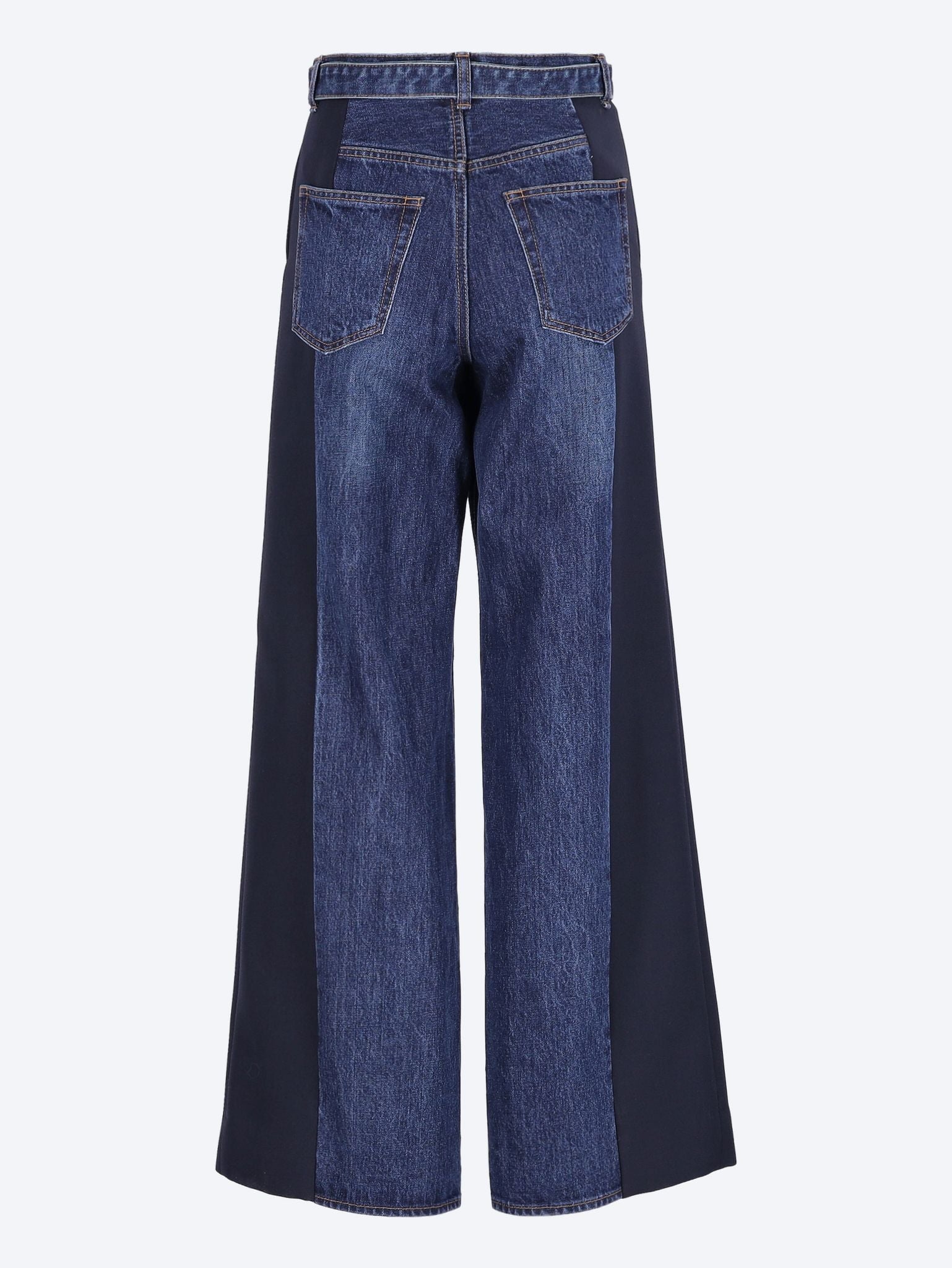 Denim x suiting pants 3