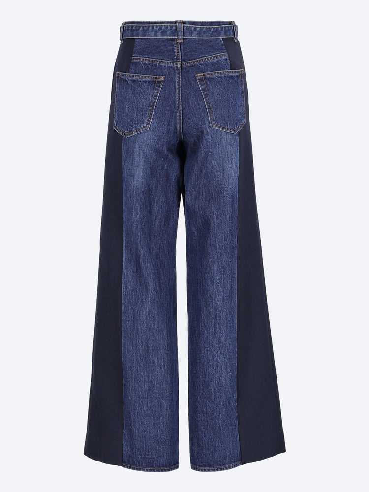 Denim x suiting pants 3