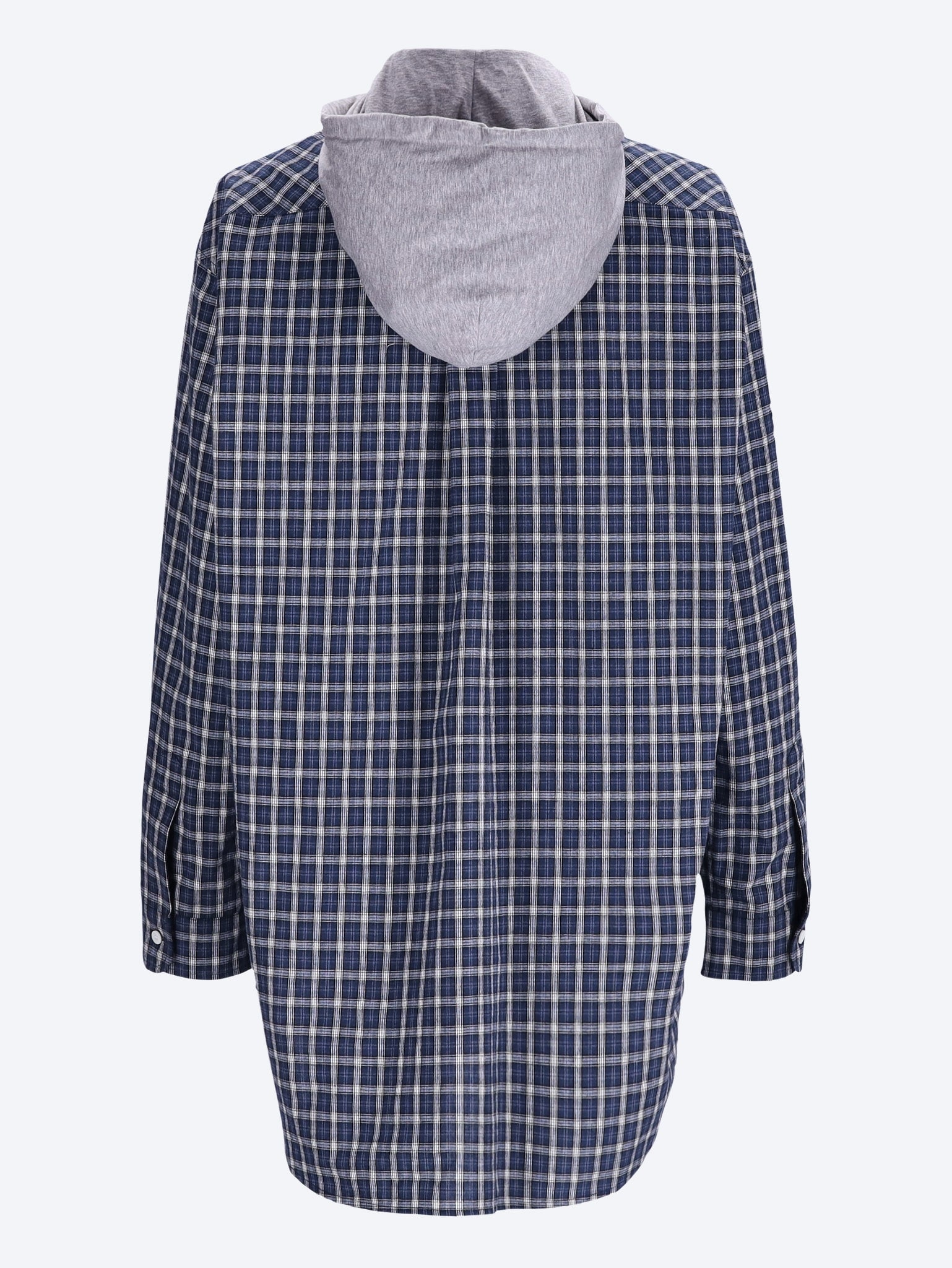 Detachabel hood and pearly top shell buttons shirt 3