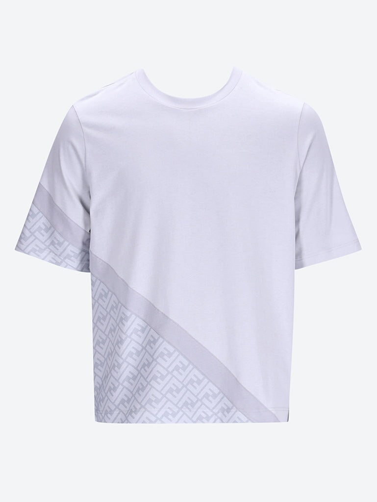 Diagonal ff short sleeve t-shirt 1