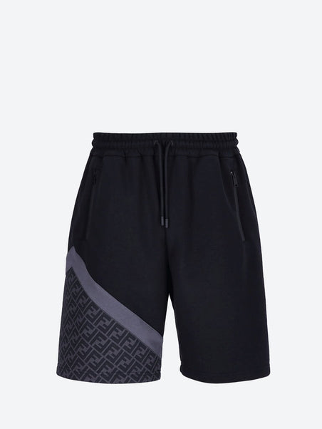 Diagonal ff shorts