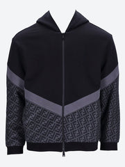 Diagonal ff zip hoodie ref: