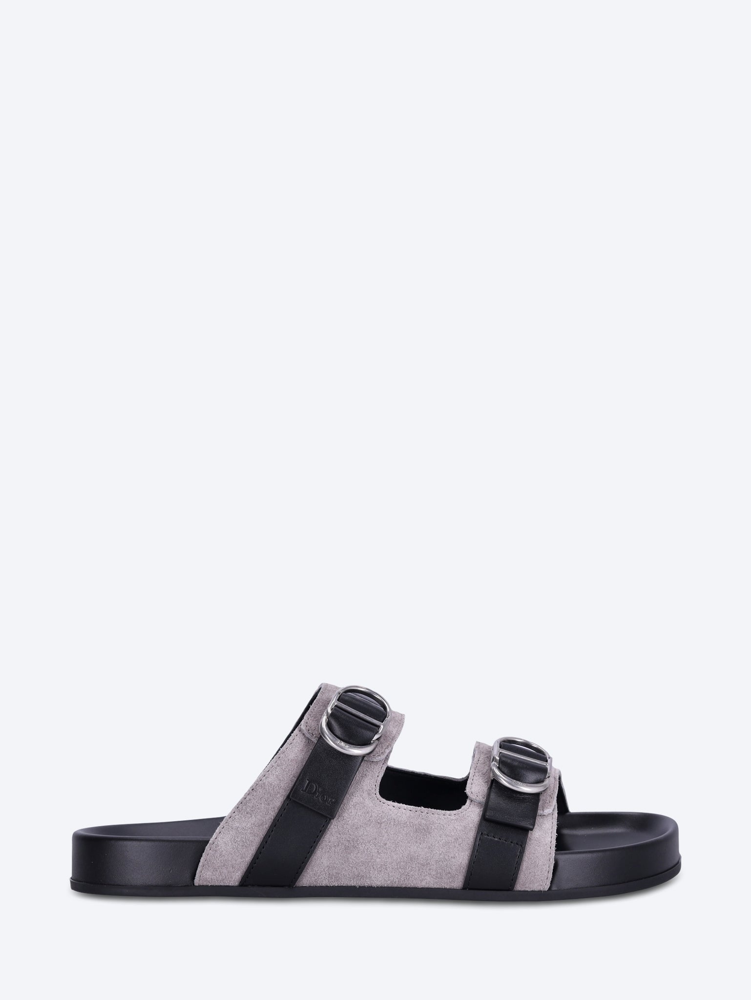Dior aqua double band suede sandals 1