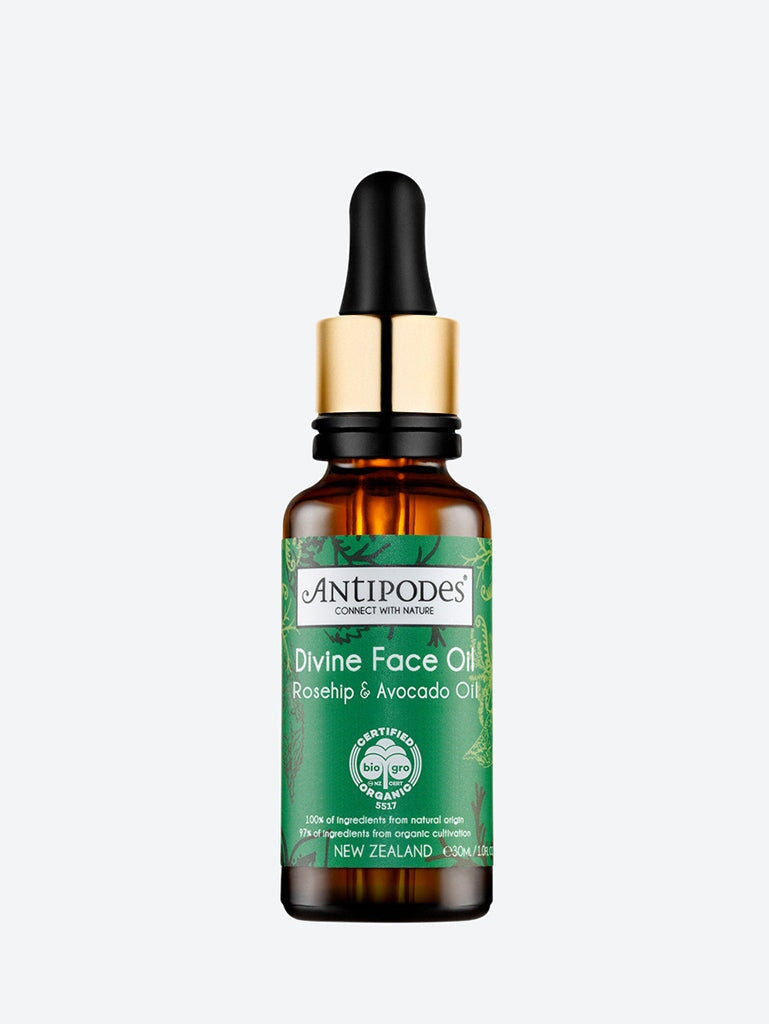 Göttliches Gesichtsöl, Bio-Avocadoöl und Hagebutte, 30 ml 1