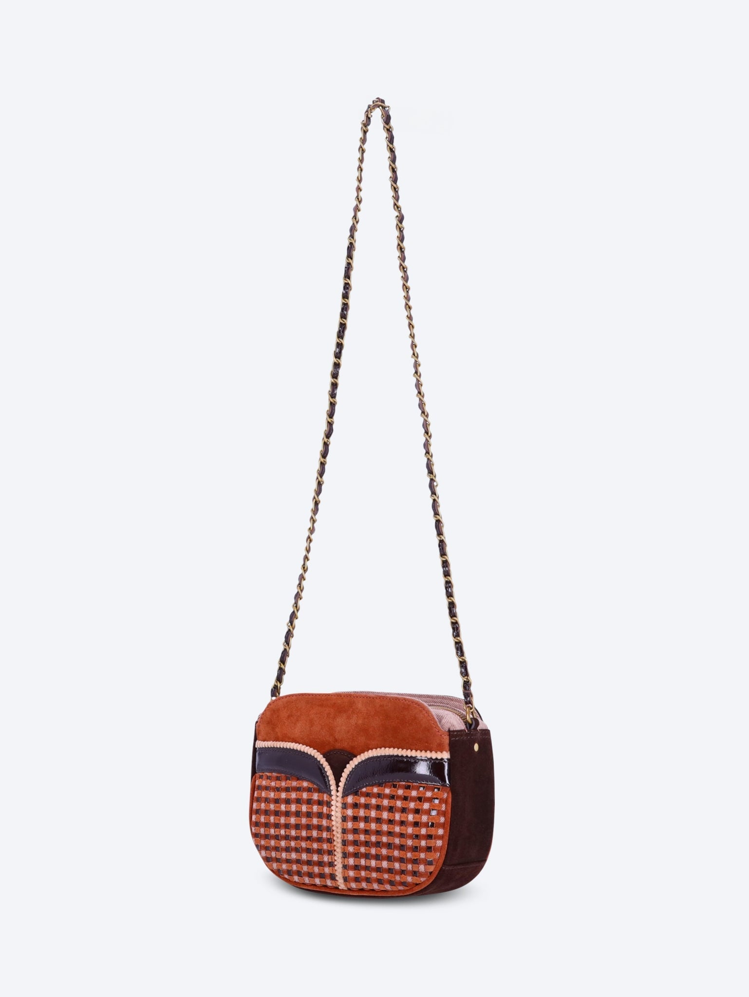 Divine mixmaterials shoulder bag 2