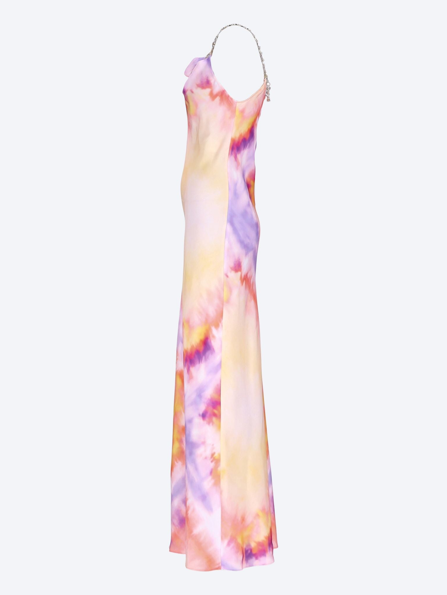 Double satin imprime dress 2