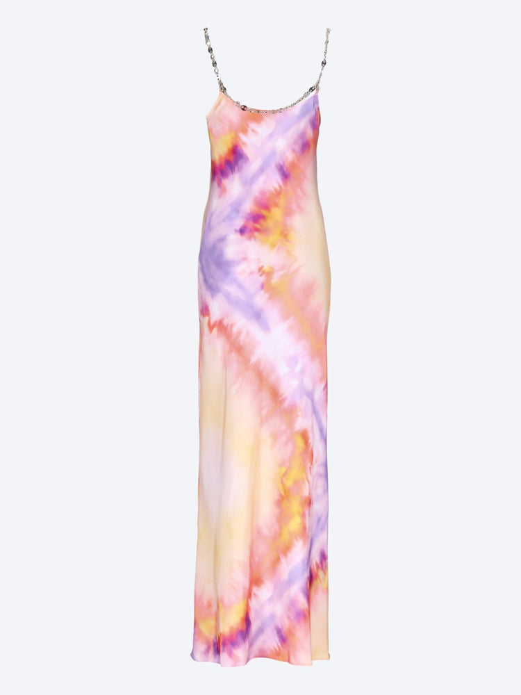 Double satin imprime dress 3