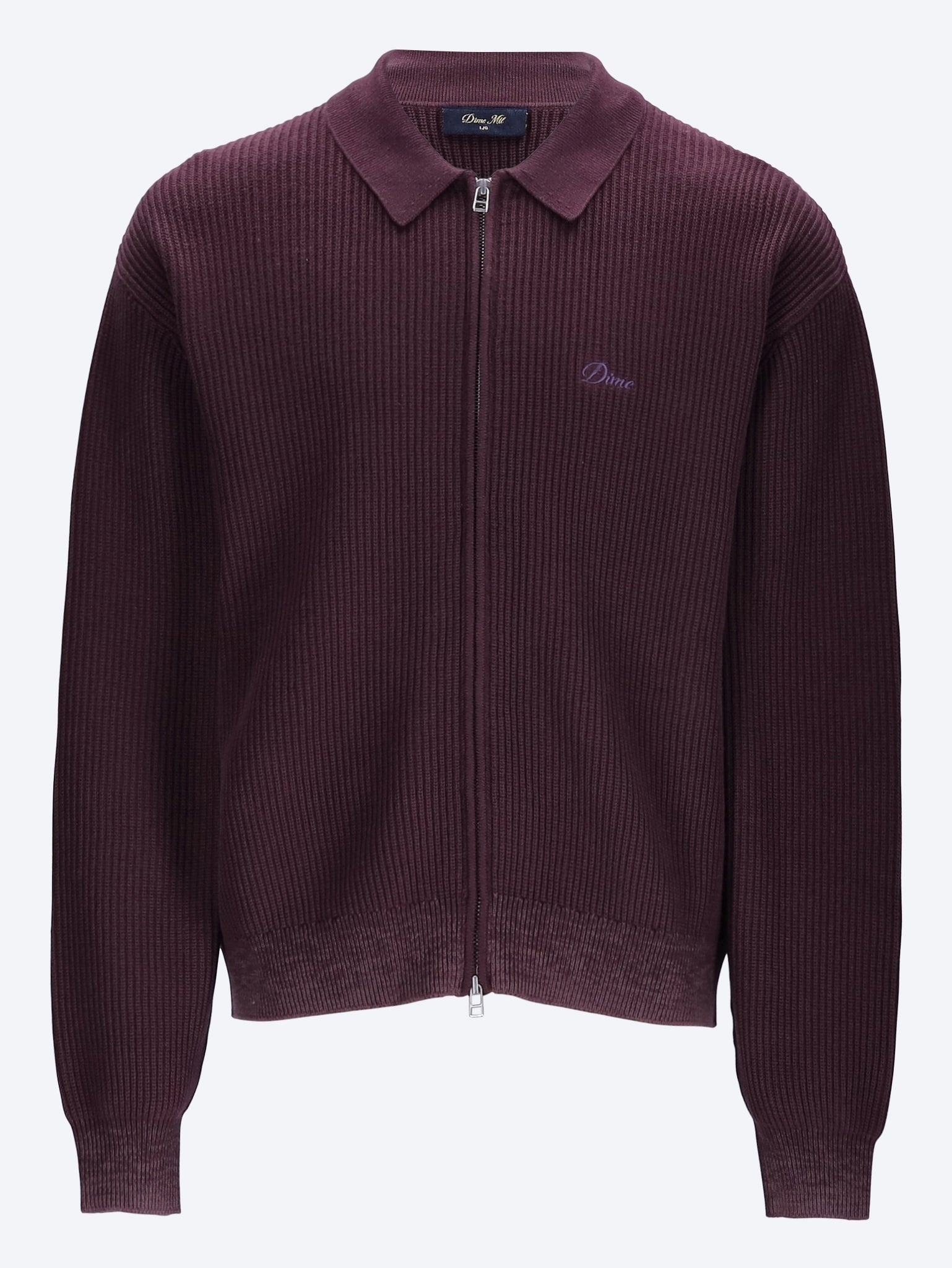Double zip knit jacket 1